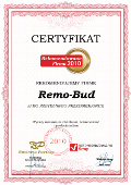 Certyfikat Rekomendowna Firma 2010